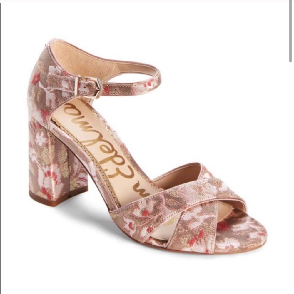 NEW Sam Edelman Orlane Dusty Rose Sandal Heels size 9